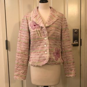 Rickie Freeman for Teri Jon Blazer W Flower 12